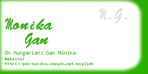 monika gan business card